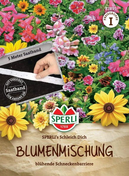 Blumenmischung SPERLING´s Schneck-Weg. 5 m Saatband