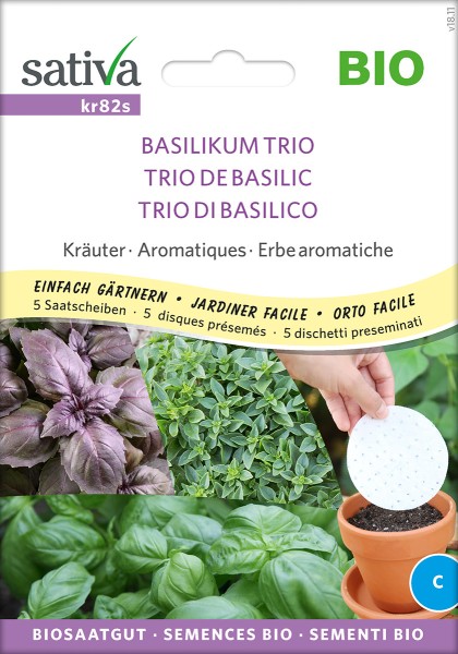 Basilikum Trio – Saatscheiben